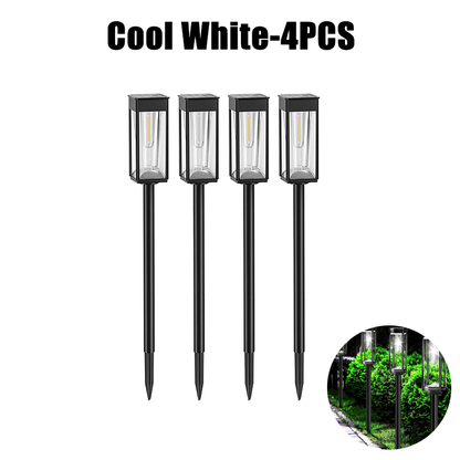 Bright Outdoor Solar Powered Yard Lamp
