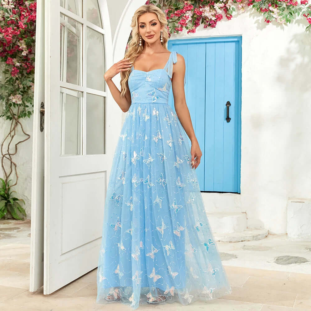 Lace Vintage Party Dress - Elegant Women's Gown - Luxivelle