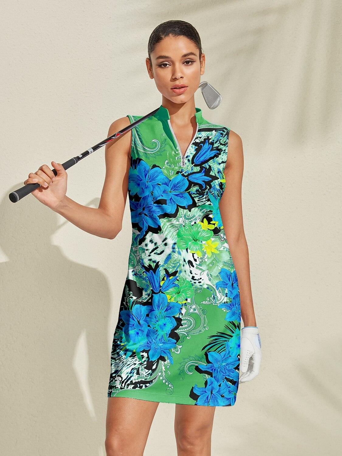 Vibrant Summer Sleeveless Maxi Dress UPF 50+ Protection - Luxivelle