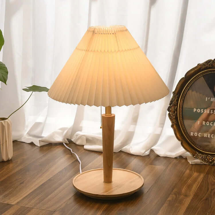 Folded Wooden Desk Lamp