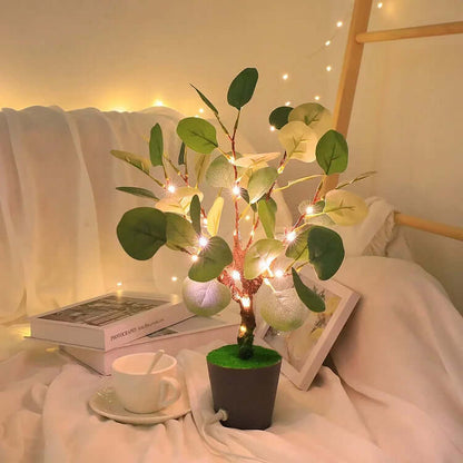 Stylish LED Table Lamp with Planter Pot - Luxivelle