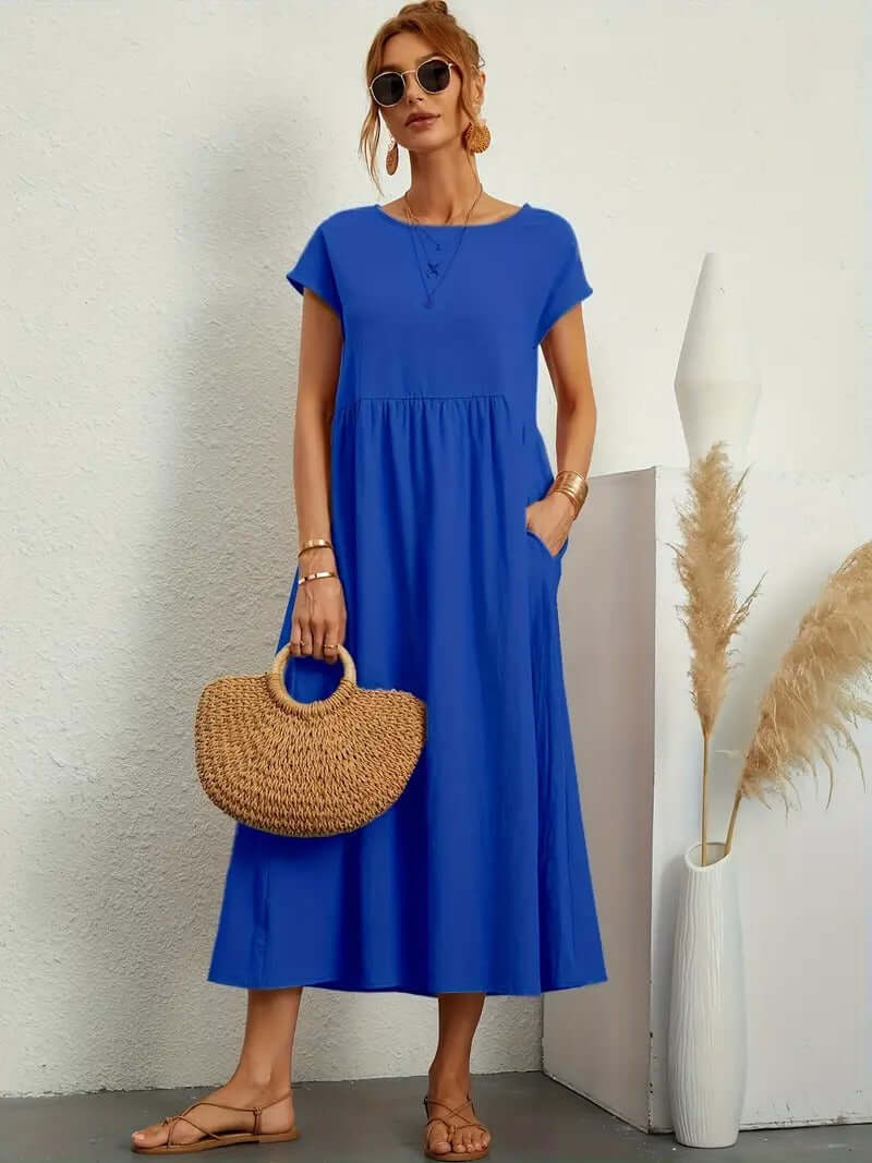 Women's Sunny Strapless Dress with Purse