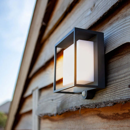 Weatherproof Outdoor Wall Light with Motion Sensor