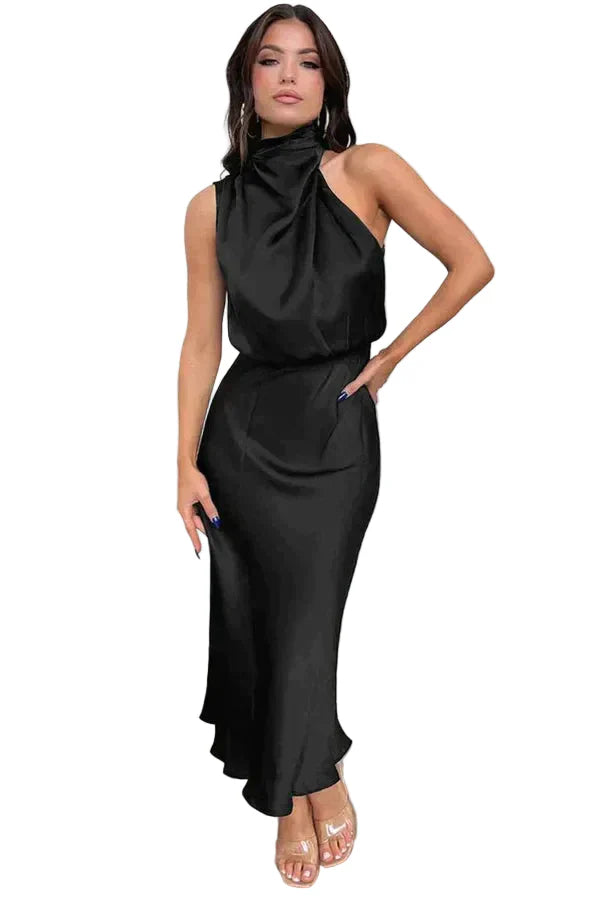 Elegant Women's Strapless Evening Gown Dress - Luxivelle