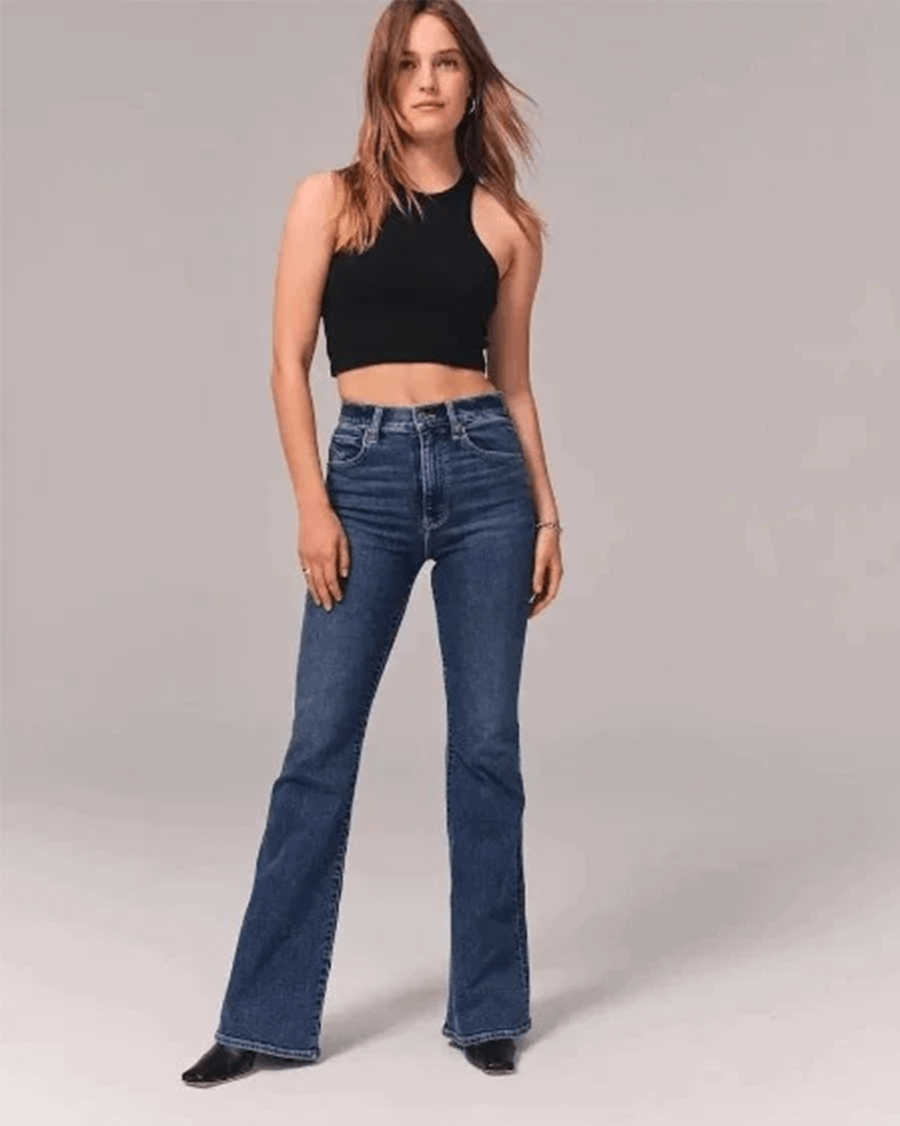 Classic Wide Leg High Waist Jeans