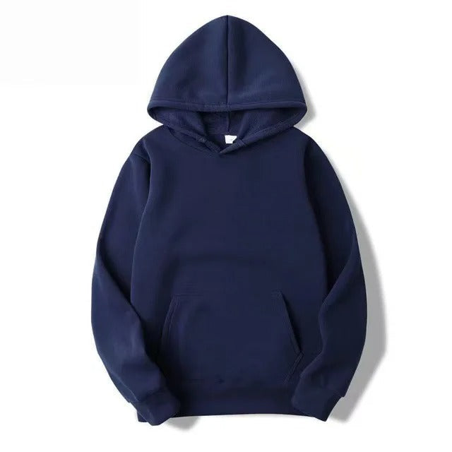 Women's Cozy Pullover Hoodie with Pockets and Long Sleeves