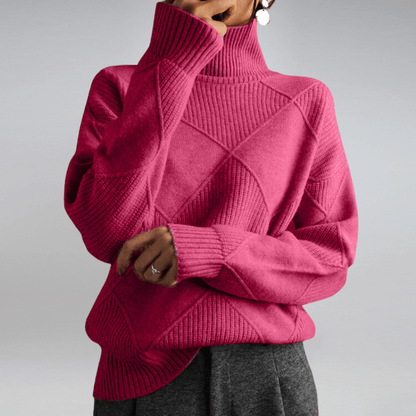 Soft Crew Neck Oversized Cashmere Sweater