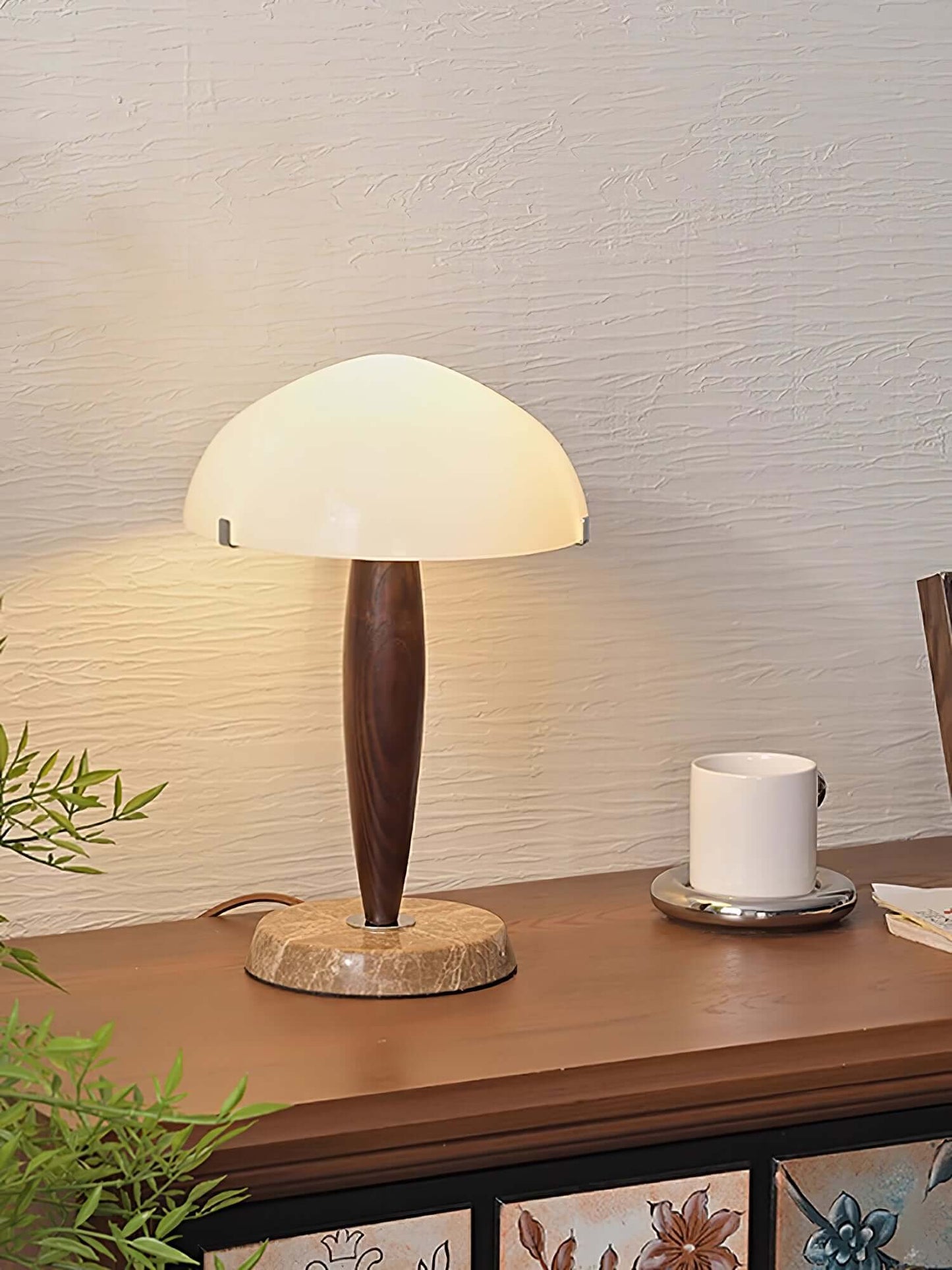 Stylish Wooden Desk Table Lamp