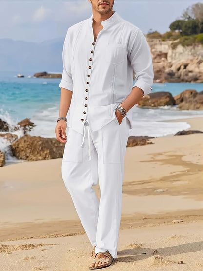 Relaxed Fit Summer Beach Shorts Set