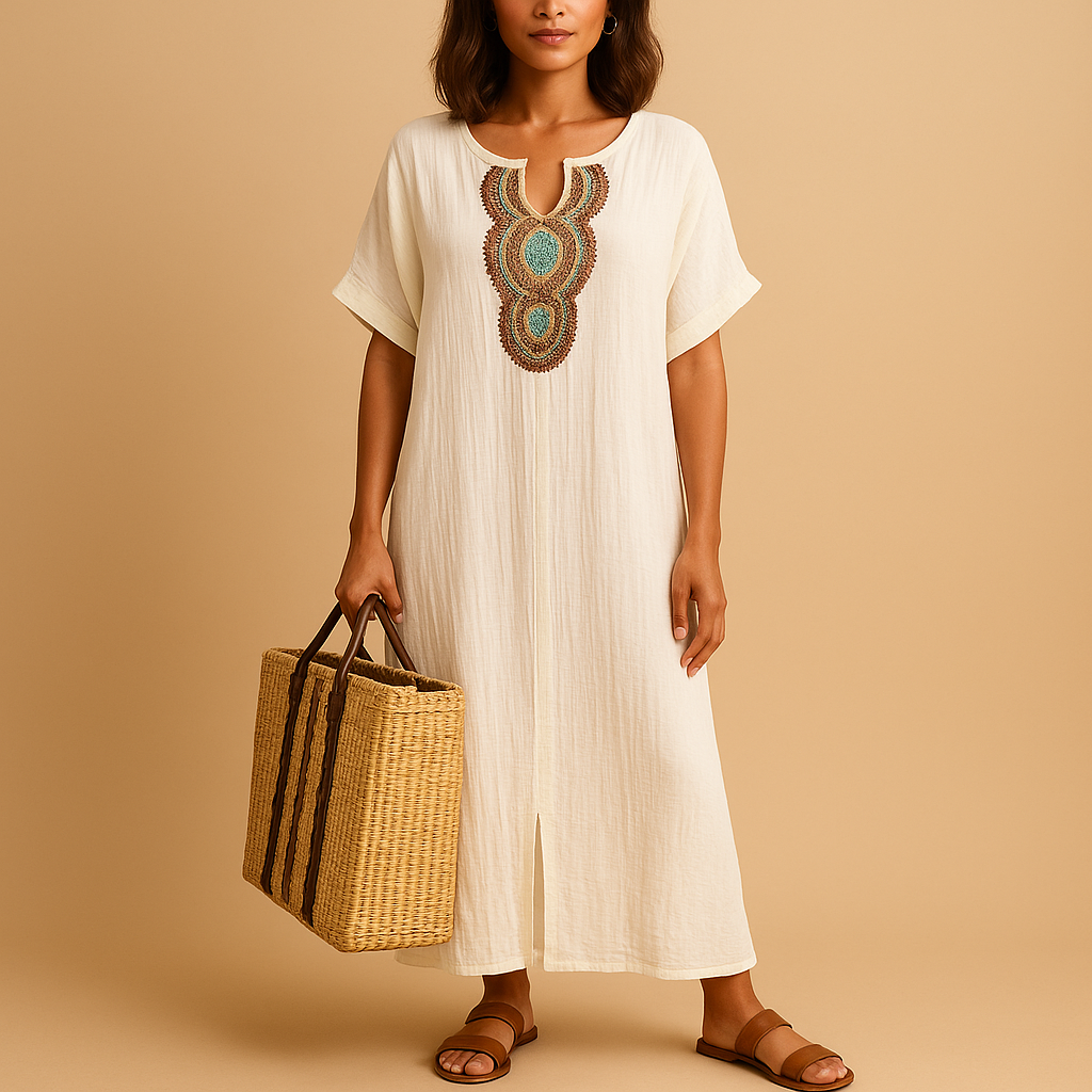 Flowy Maxi Dress for Women with Slim Fit - Luxivelle