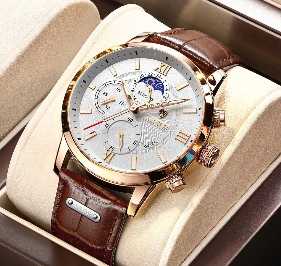 Classic Retro Men's Chronograph Watch - Luxivelle