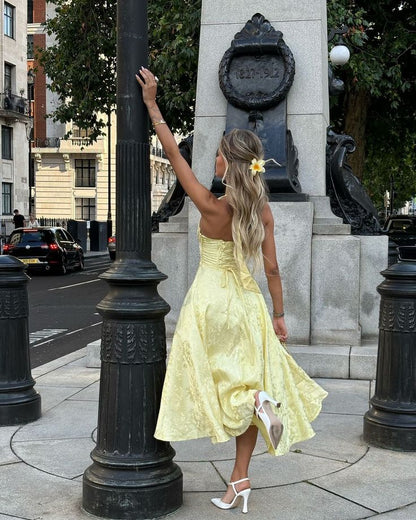 Beautiful Embroidered Off Shoulder Summer Dress