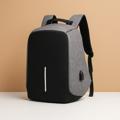 Secure Laptop Backpack for Men with USB Charger - Luxivelle