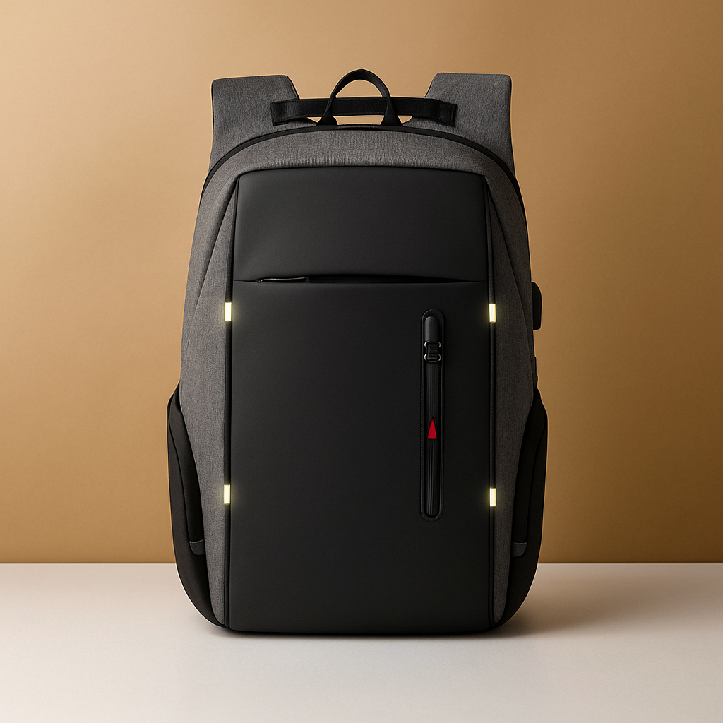 Secure Laptop Backpack with USB Charger for Men - Luxivelle