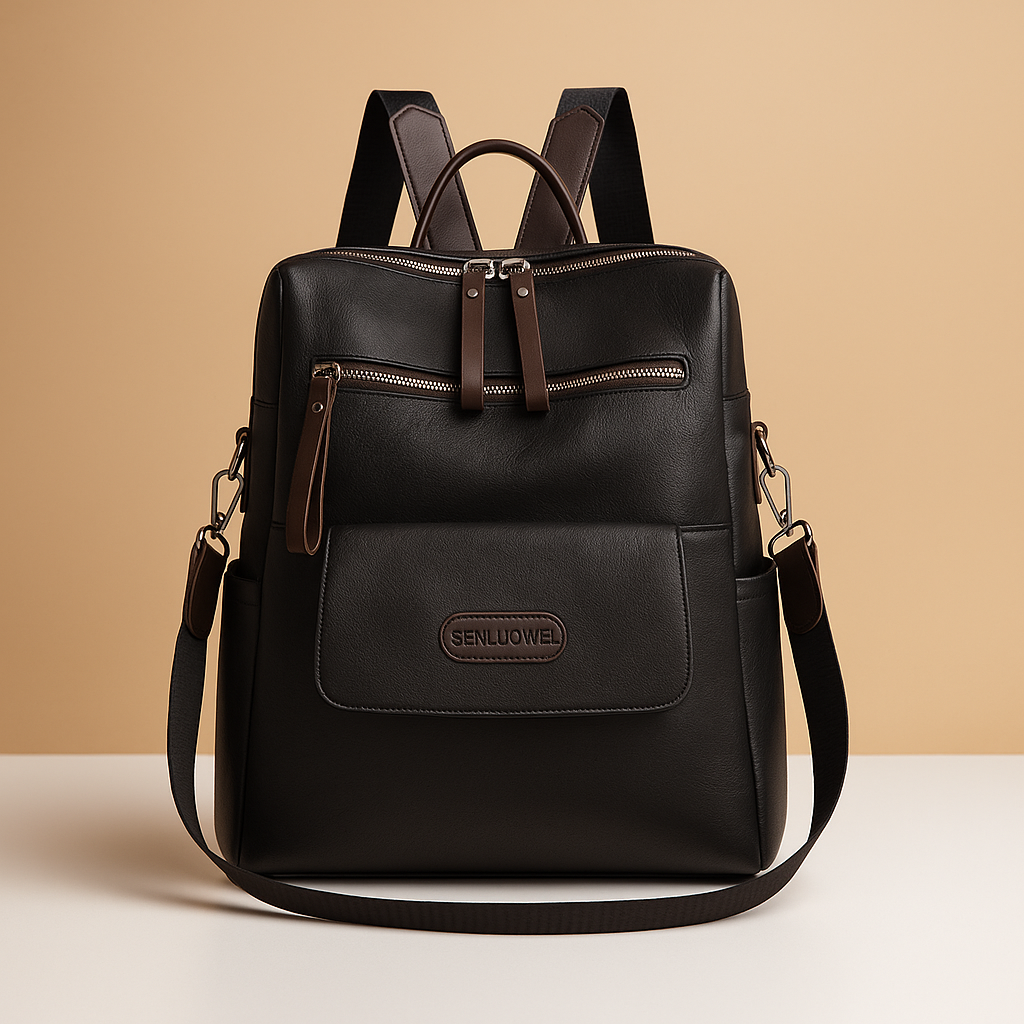 Secure Ladies Leather Travel Bag - Luxivelle