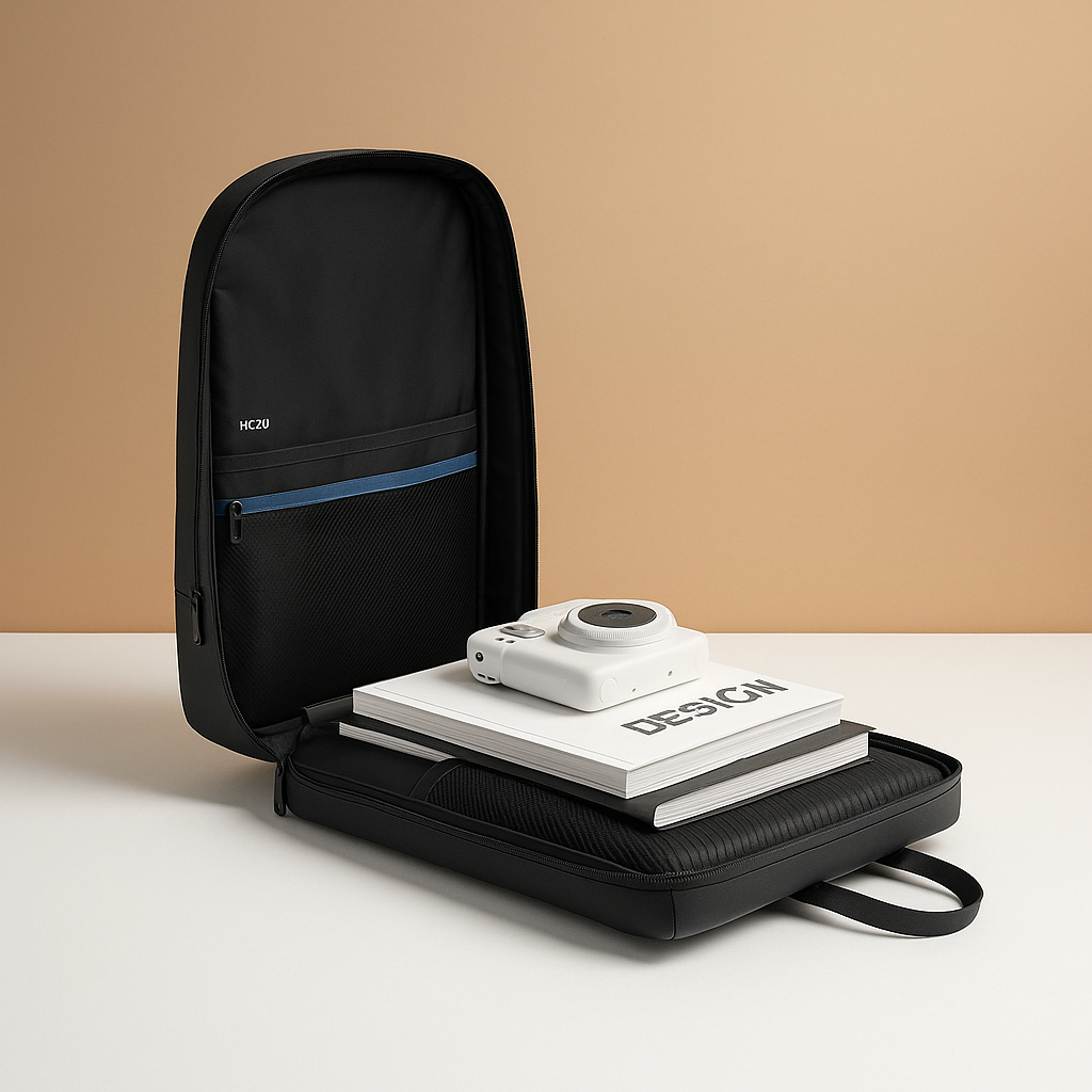 Anti-theft tech crossbody bag for men with RFID protection, shock-absorbing laptop sleeve, hidden compartments, and water-resistant design—ideal for travel and work.