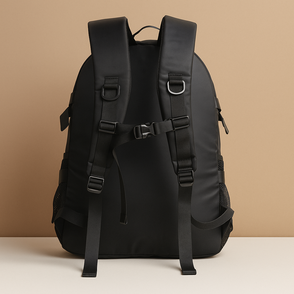 Anti-theft travel backpack for men with hidden zippers, 17-inch laptop space, and ergonomic design—ideal for commuting and travel security.