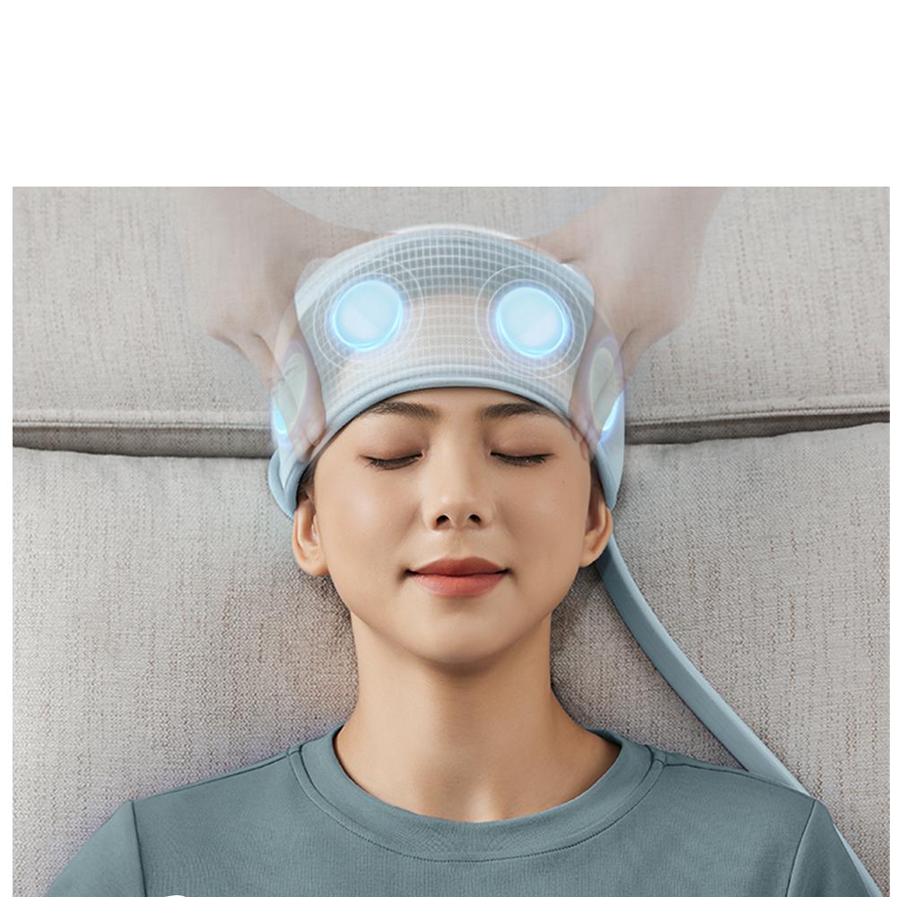 Warm Massage Therapy Headband for Stress Relief