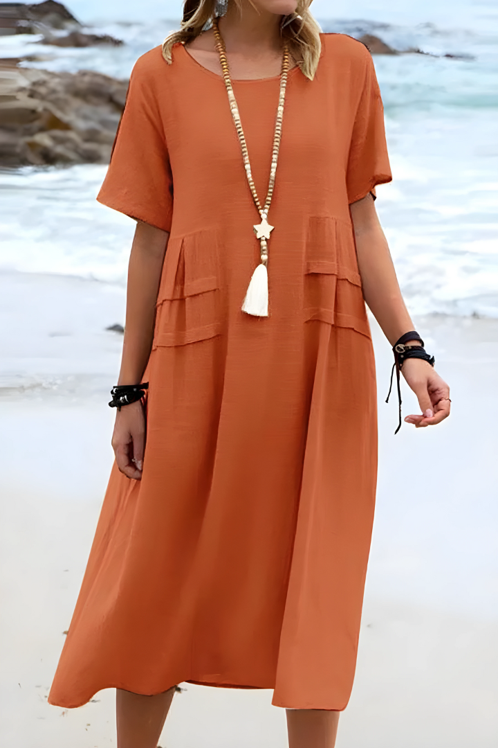 Relaxed Fit Belly Cover Dress