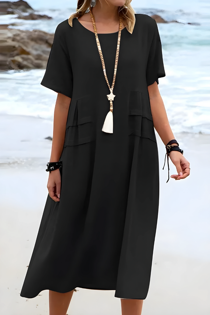Relaxed Fit Belly Cover Dress
