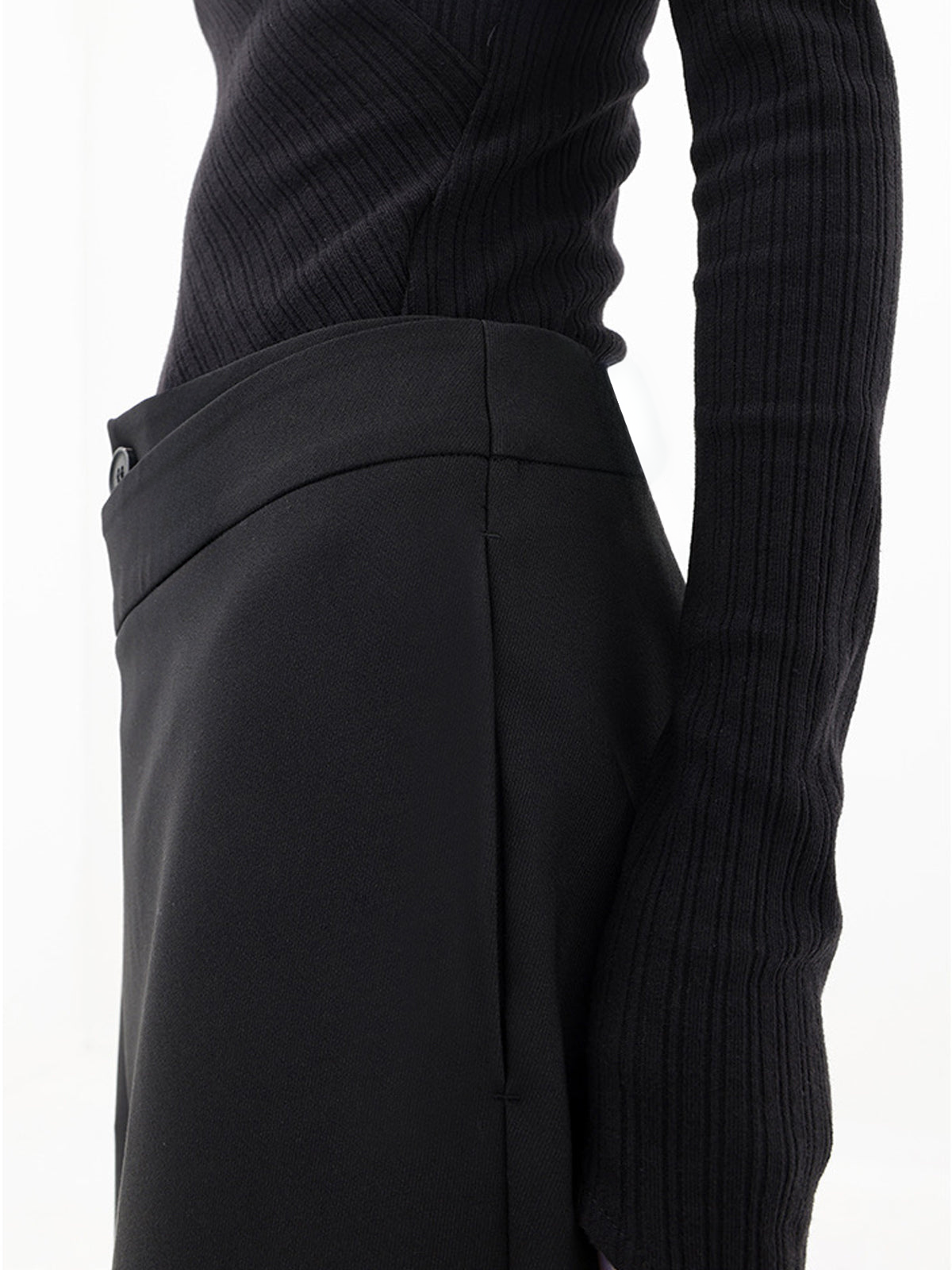 Ladies Comfortable High Waisted Loose Fit Summer Trousers