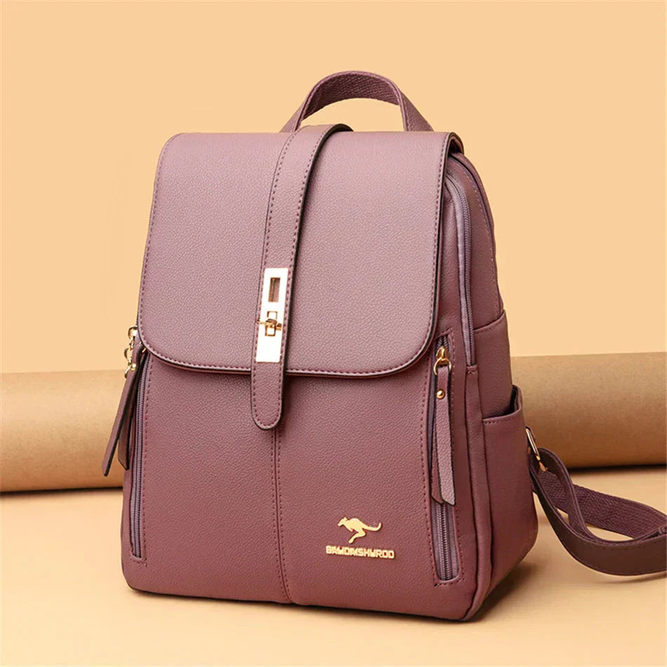 Premium Leather Rucksack Bag
