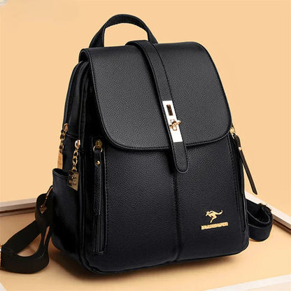 Premium Leather Rucksack Bag - Luxivelle