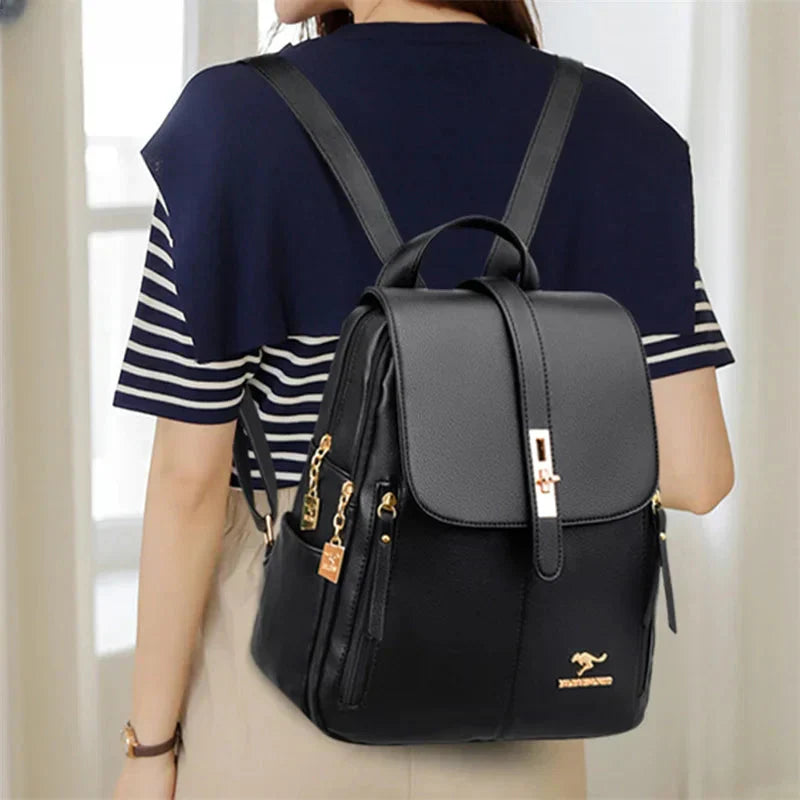 Premium Leather Rucksack Bag