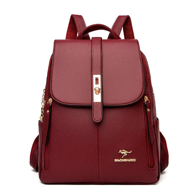Premium Leather Rucksack Bag