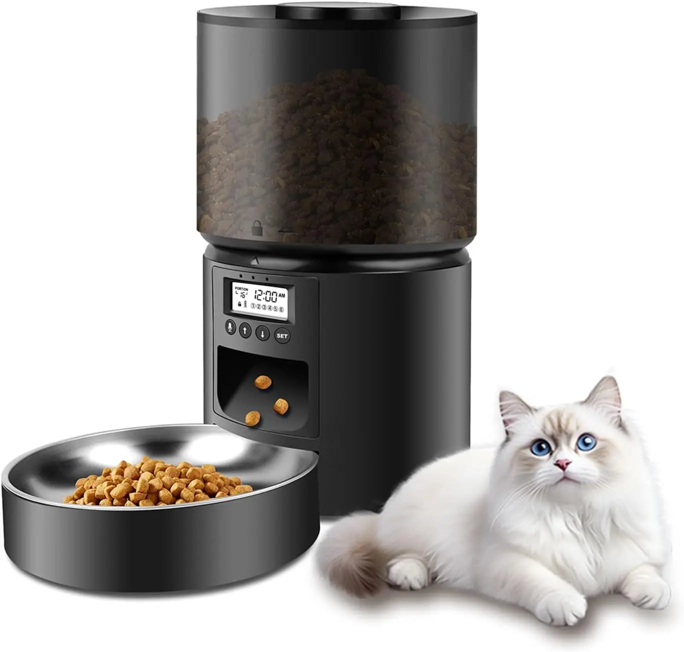 Smart Pet Feeder with Voice Reminder & Timer - Luxivelle