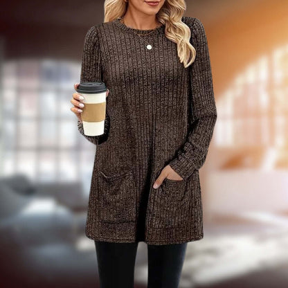 Soft Women's Casual Crew Neck Sweater