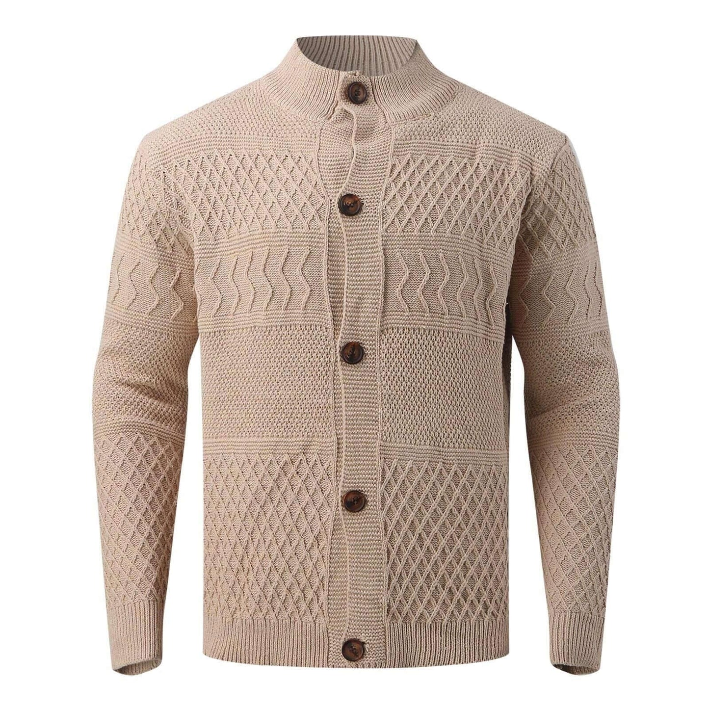 Relaxed Fit Mens Sweater Cardigan
