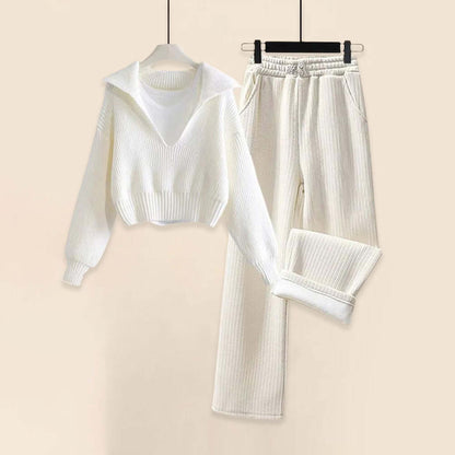 Cozy Women's Soft Sweater Set - Luxivelle