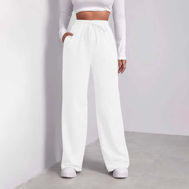 Comfortable Elastic Waist Women's Trousers