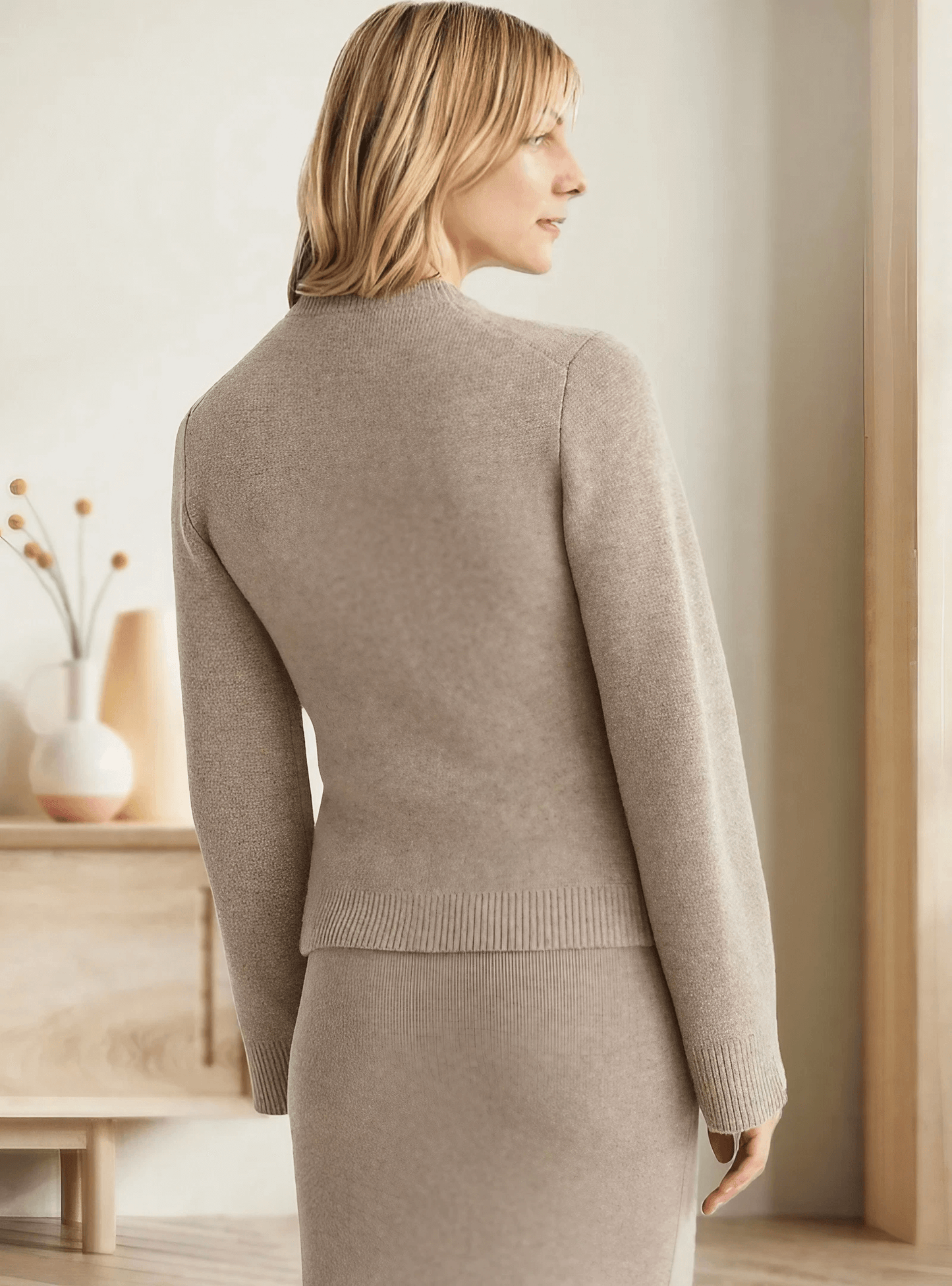 Ladies' Bell Sleeve Knit Sweater