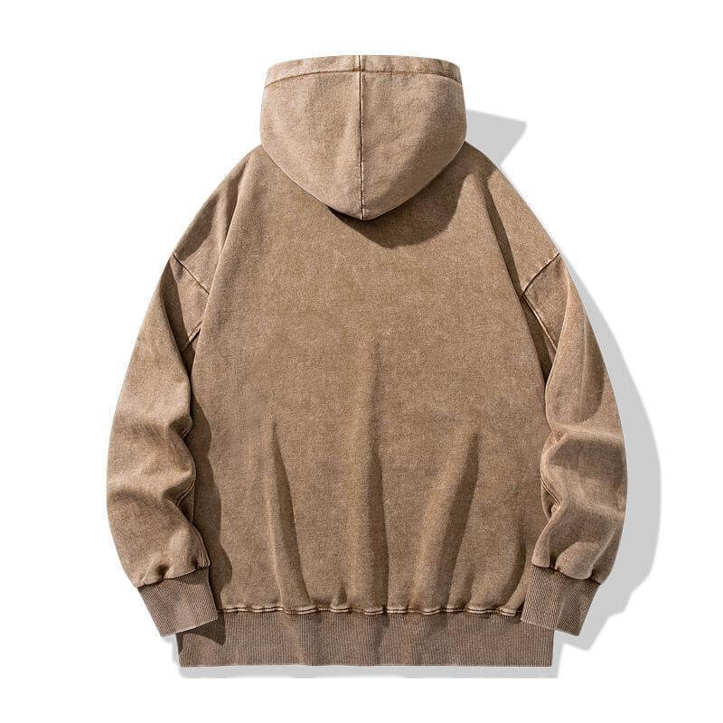 Relaxed Fit Mens Hooded Sweatshirt
