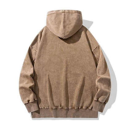 Relaxed Fit Mens Hooded Sweatshirt
