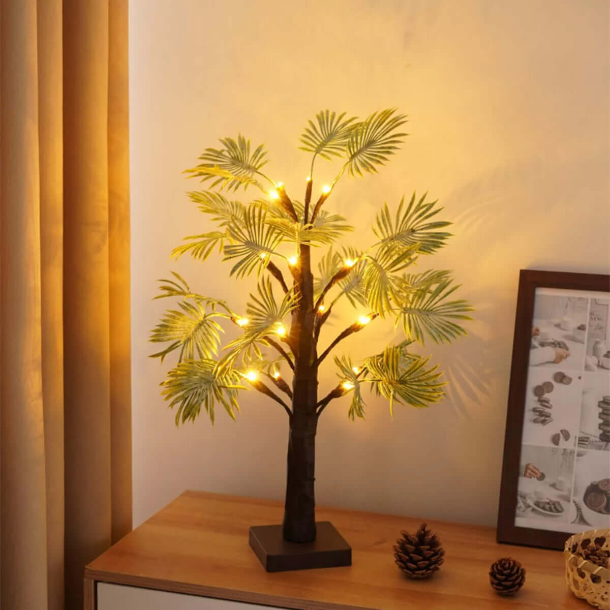 Festive Holiday Palm String Lights