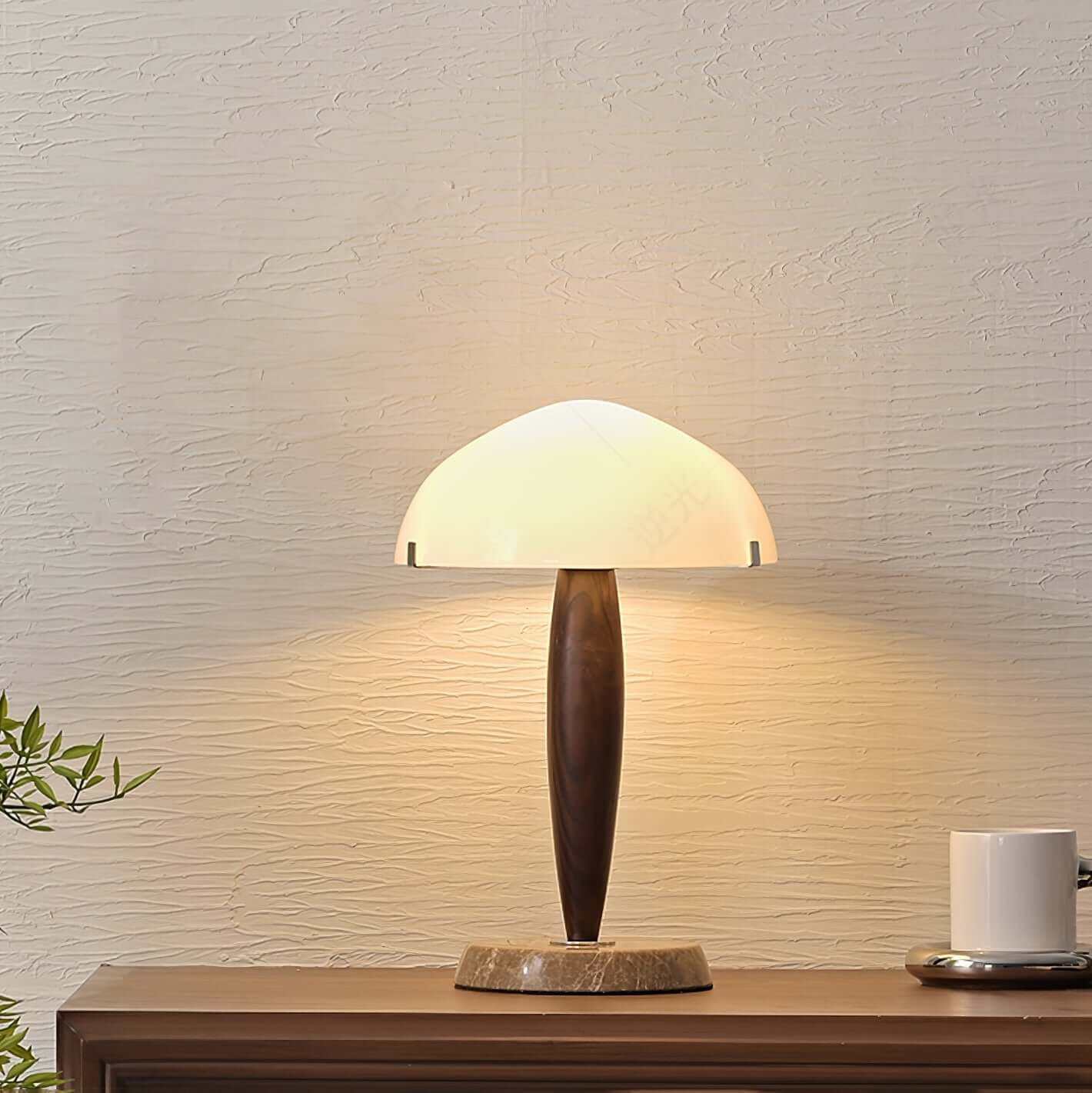 Stylish Wooden Desk Table Lamp