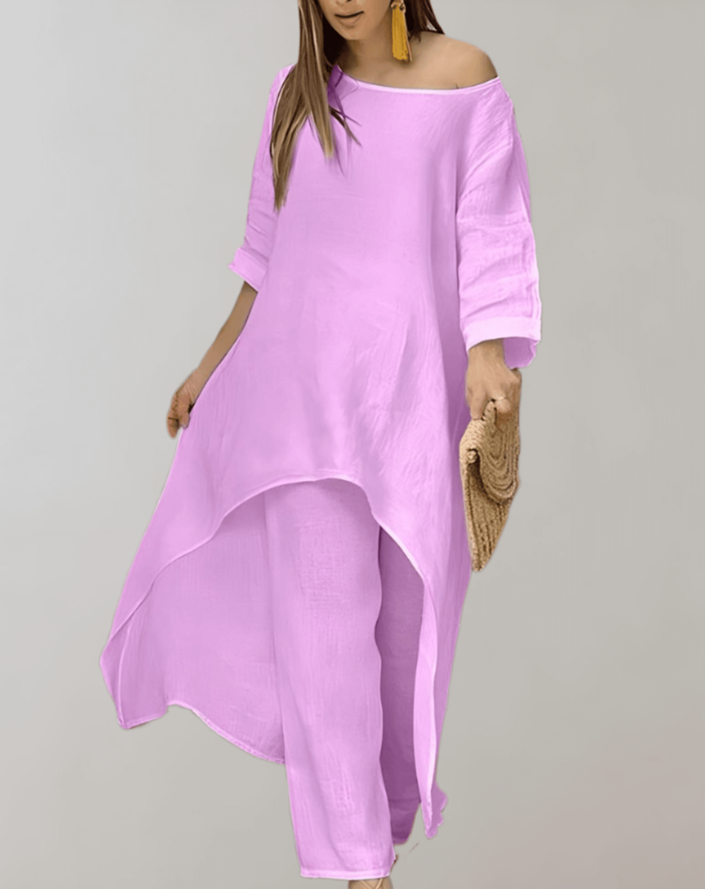 Classic Wool Suit Jacket and Skirt Set