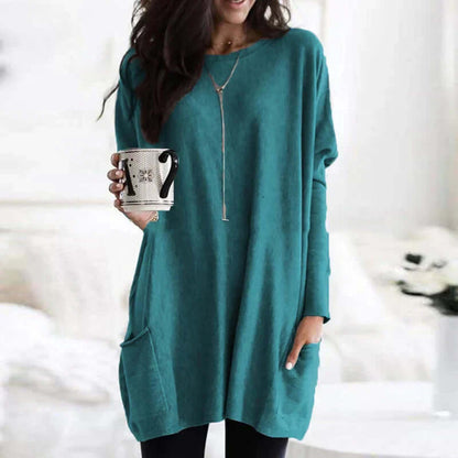 Large Soft Women's Crew Neck Sweater