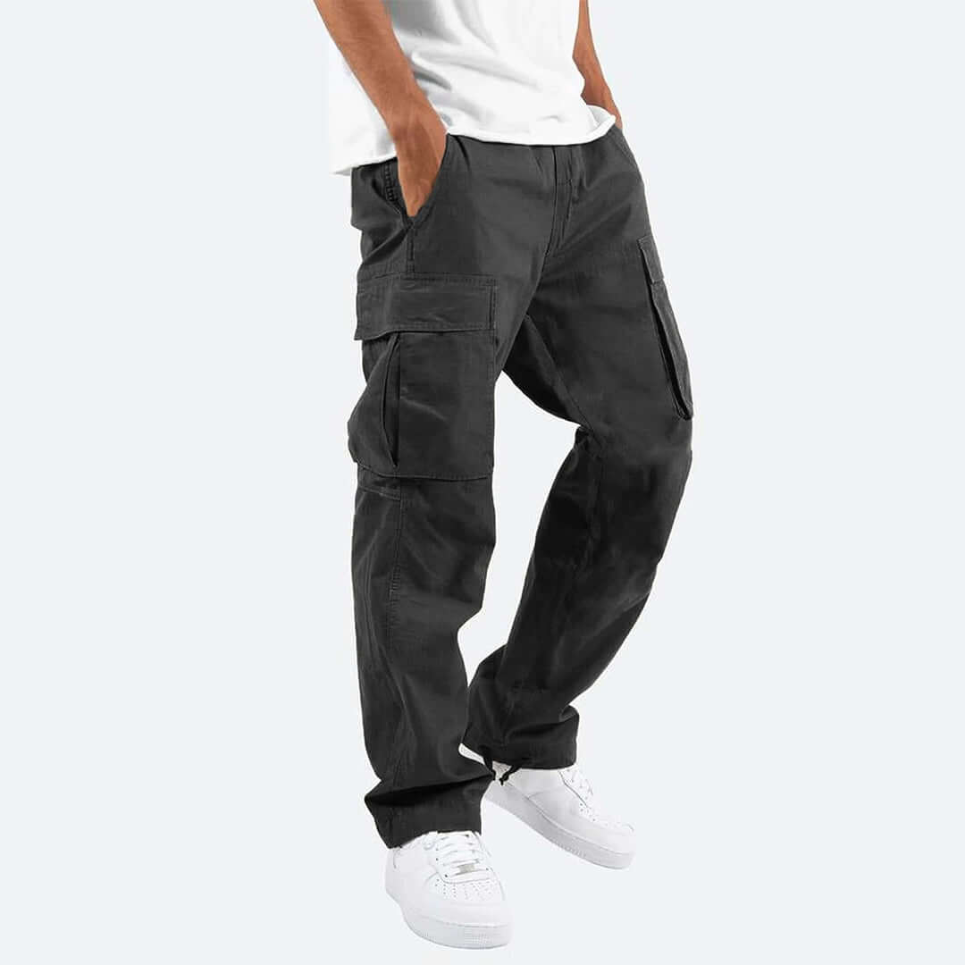 Relaxed Fit Cargo Pants with Extra Pockets