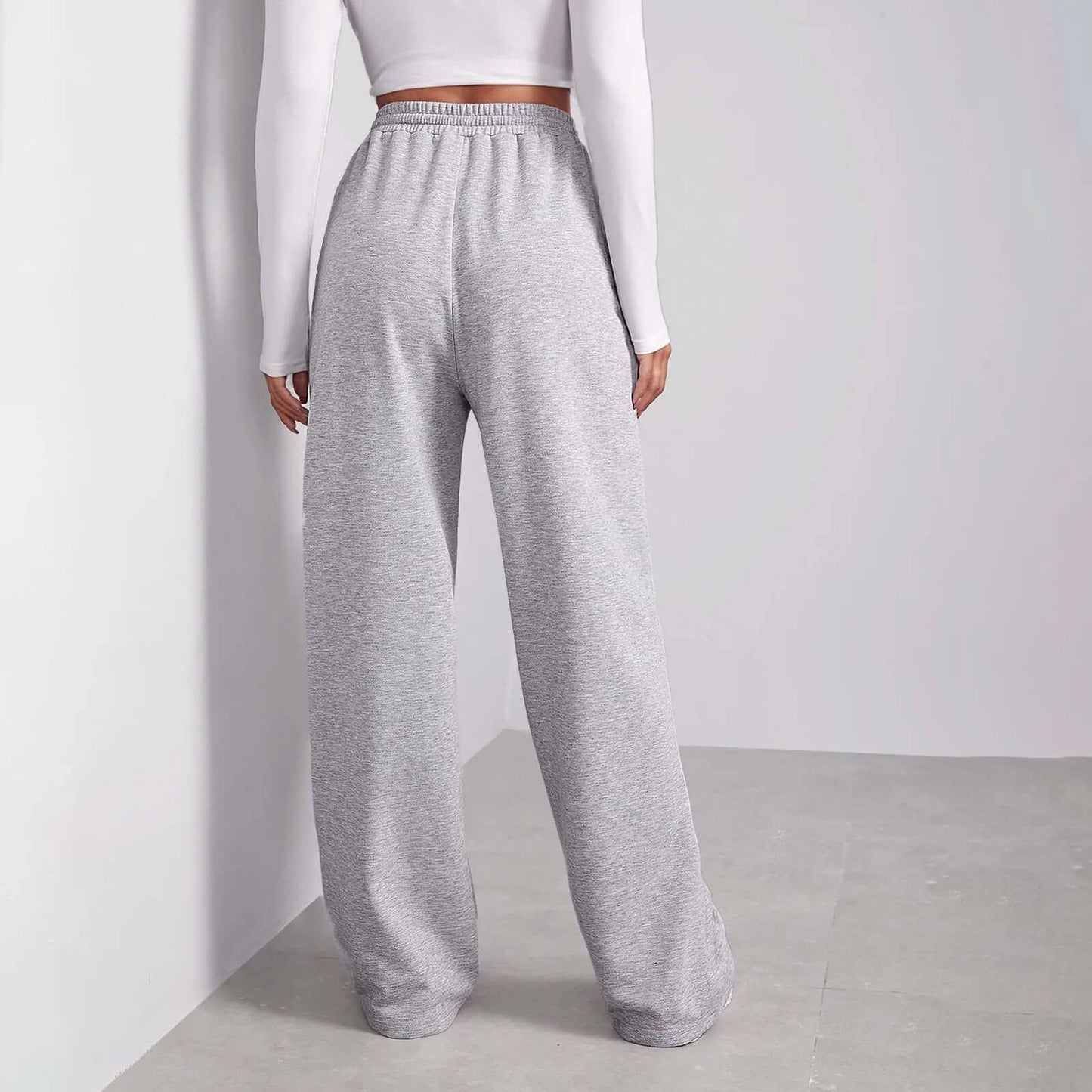 Comfortable Elastic Waist Women's Trousers