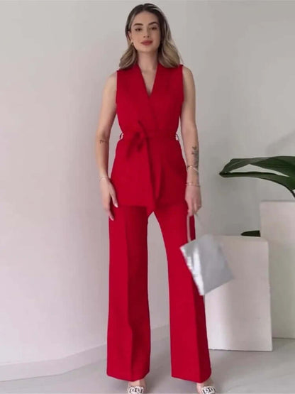 Ladies' Strapless Loose Fit Jumpsuit