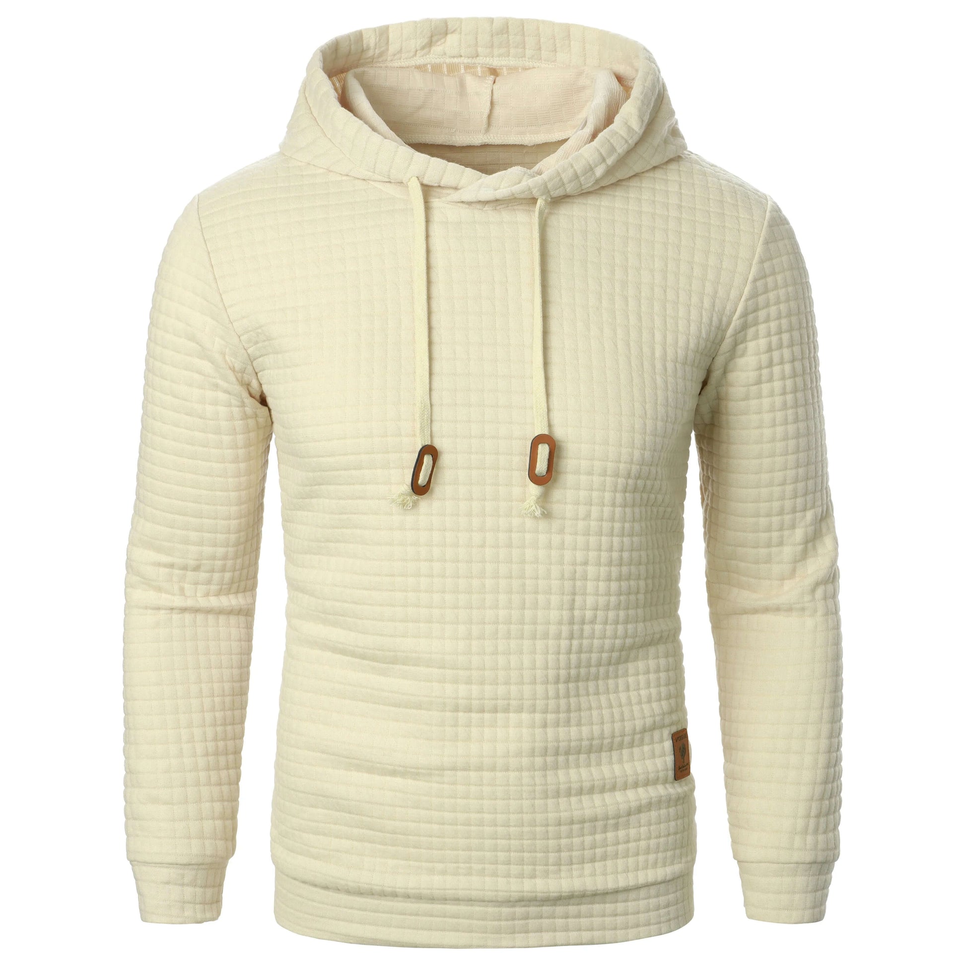 Relaxed Fit Plaid Hooded Sweatshirt - Luxivelle