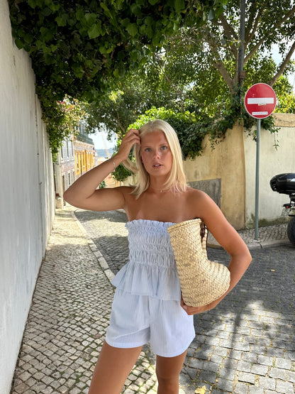 Sassy Striped Ruffle Set | Women's Two Piece Sets 5