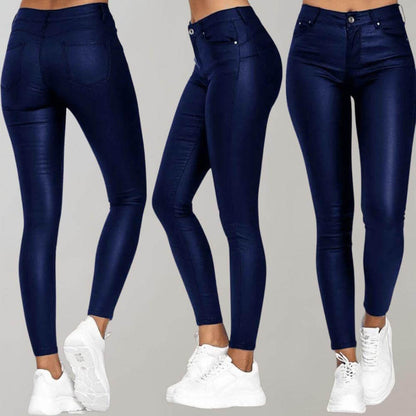 Ladies Genuine Leather Trousers