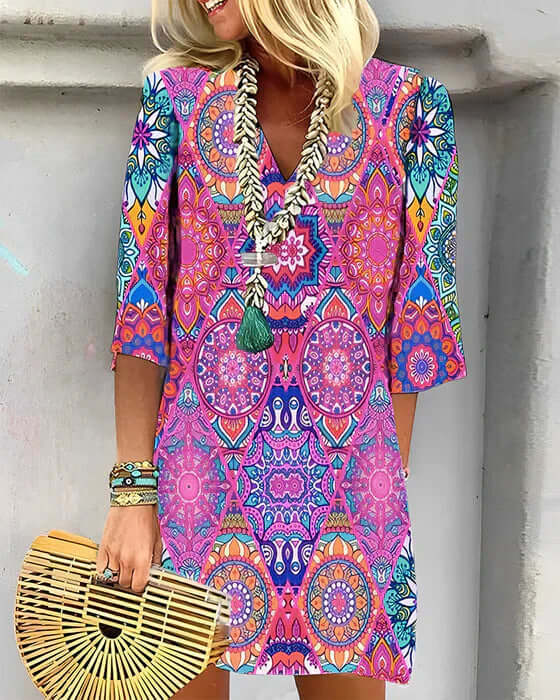 Ladies Lightweight Garden Party Dress - Luxivelle