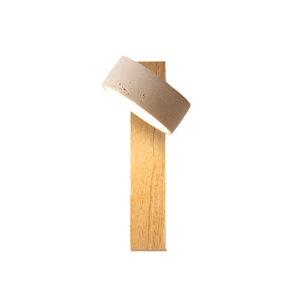 Adjustable Natural Wood LED Wall Light