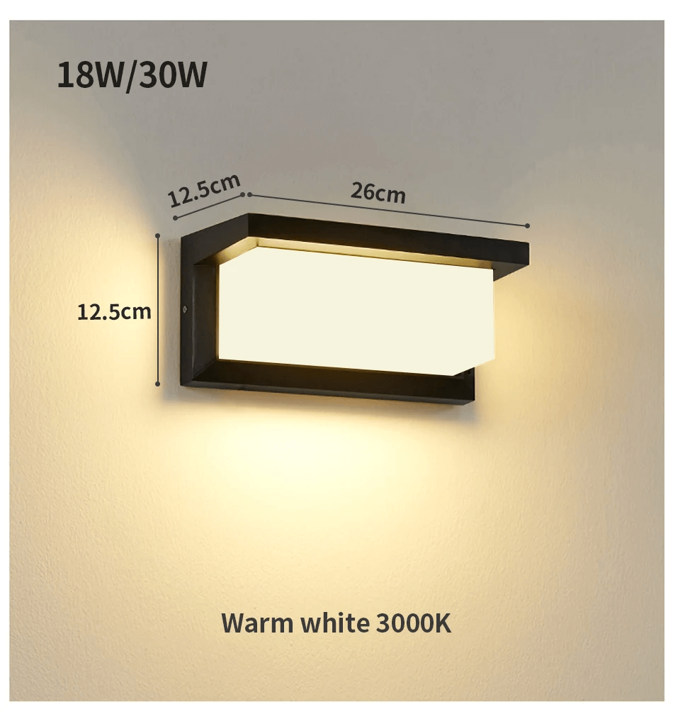Automatic LED Security Wall Lamp Indoor/Outdoor